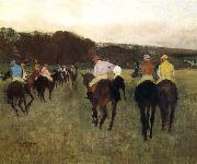 Edgar Degas Racecourse oil on canvas